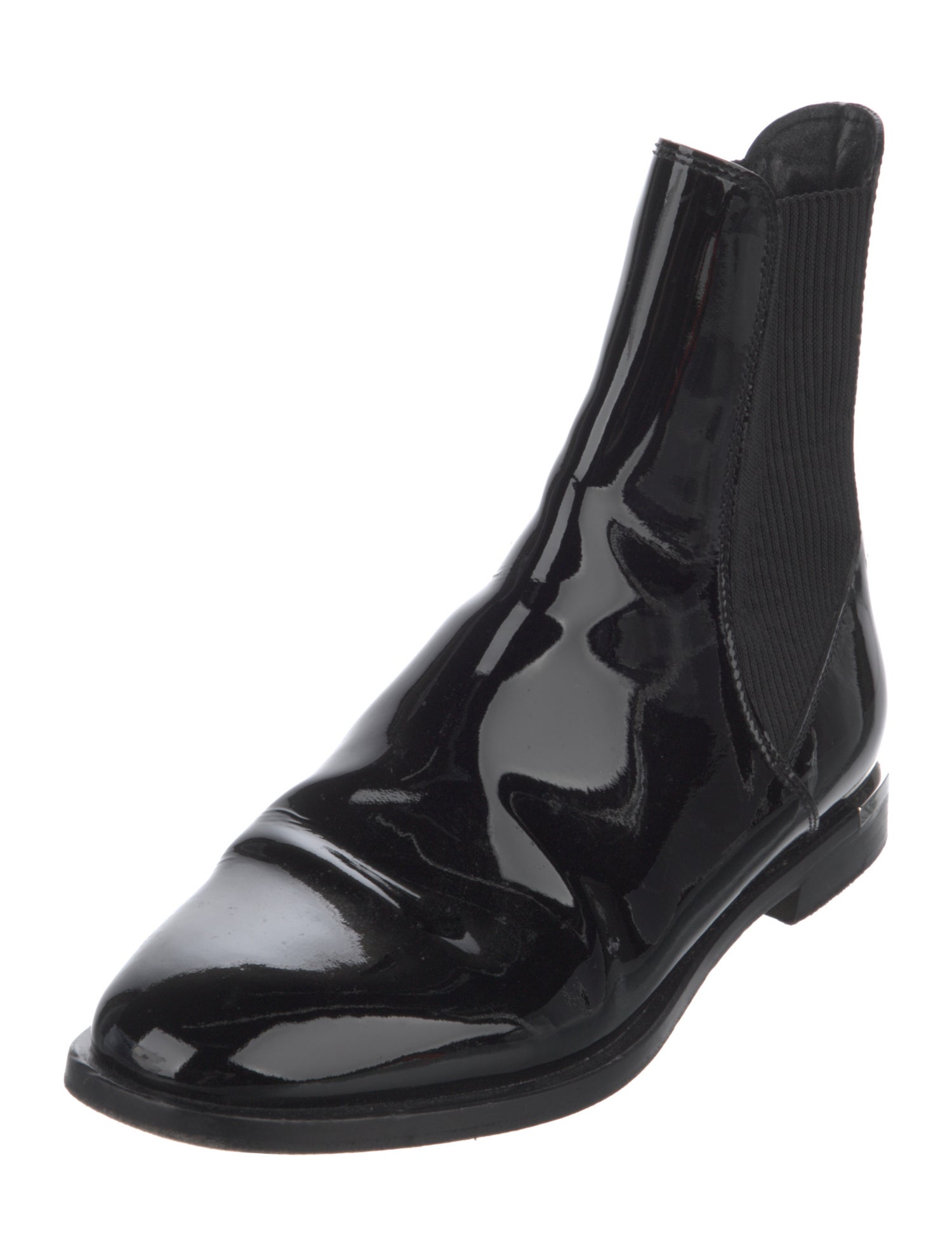 Jimmy Choo Patent Leather Chelsea Boots