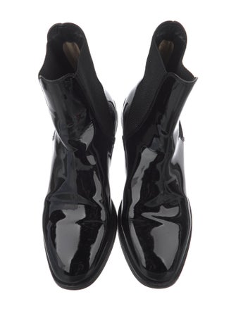Jimmy Choo Patent Leather Chelsea Boots