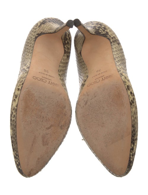 Jimmy Choo Python Animal Print Pumps