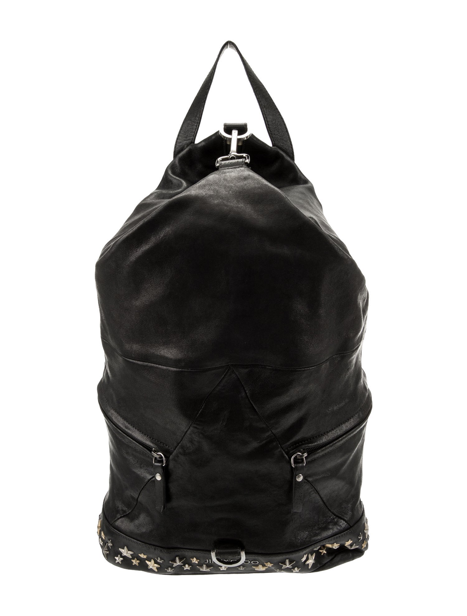 Jimmy Choo Fitzroy Star Studded Leather Backpack