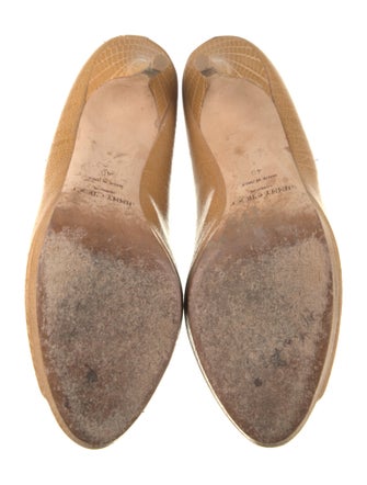 Jimmy Choo Embossed Leather Pumps