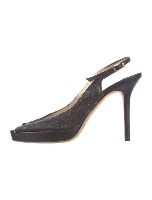 Jimmy Choo Glitter Slingback Pumps