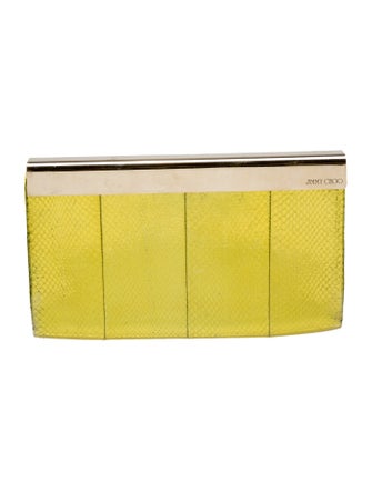 Jimmy Choo Snakeskin Clutch