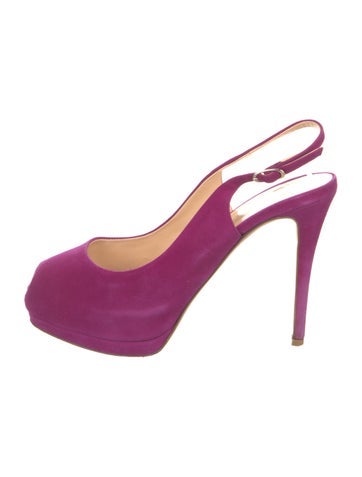 Giuseppe Zanotti Pumps Suede Slingback Us7.5, It37.5 | 7.5