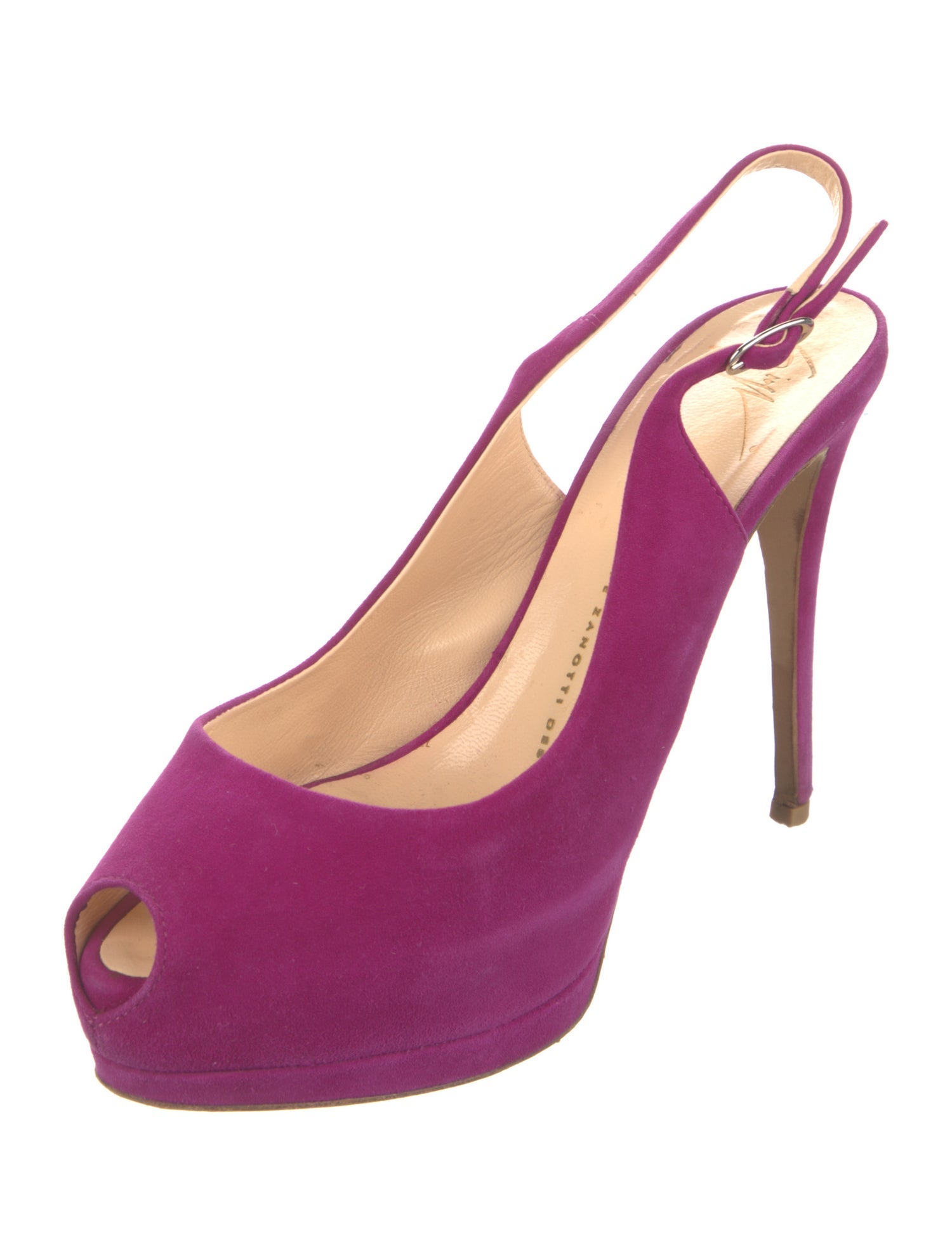 Giuseppe Zanotti Suede Slingback Pumps