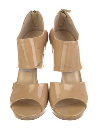 Jimmy Choo Patent Leather Slingback Sandals