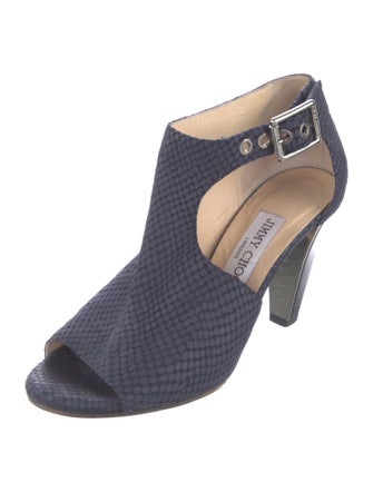 Jimmy Choo Suede Polka Dot Print D'Orsay Pumps