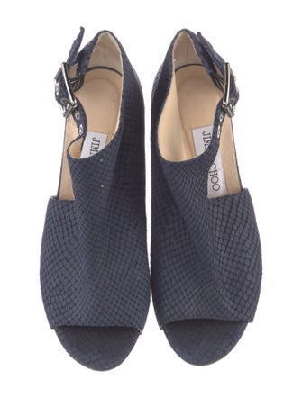 Jimmy Choo Suede Polka Dot Print D'Orsay Pumps
