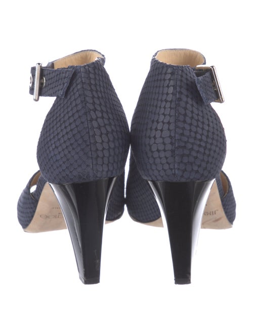 Jimmy Choo Suede Polka Dot Print D'Orsay Pumps