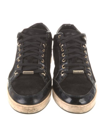 Jimmy Choo Suede Printed Sneakers