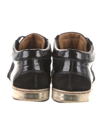 Jimmy Choo Suede Printed Sneakers