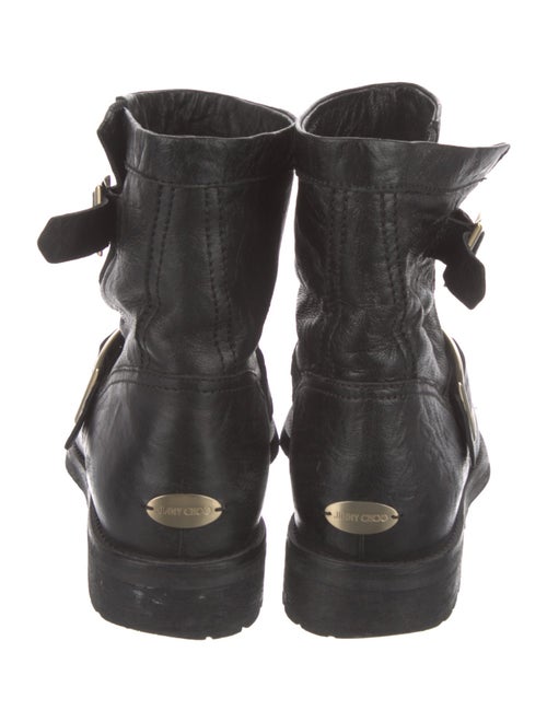Jimmy Choo Leather Moto Boots