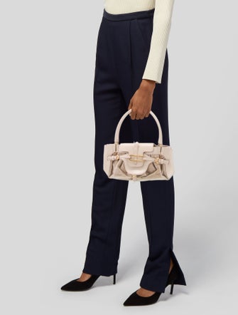 Jimmy Choo Leather Top Handle Bag