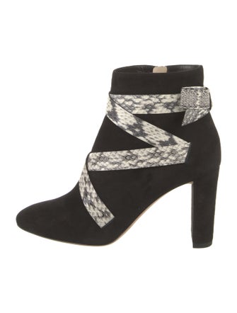 Jimmy Choo Suede Animal Print Boots