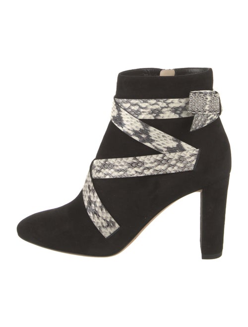 Jimmy Choo Suede Animal Print Boots