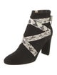 Jimmy Choo Suede Animal Print Boots
