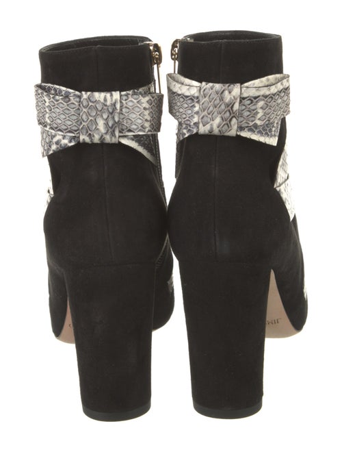Jimmy Choo Suede Animal Print Boots