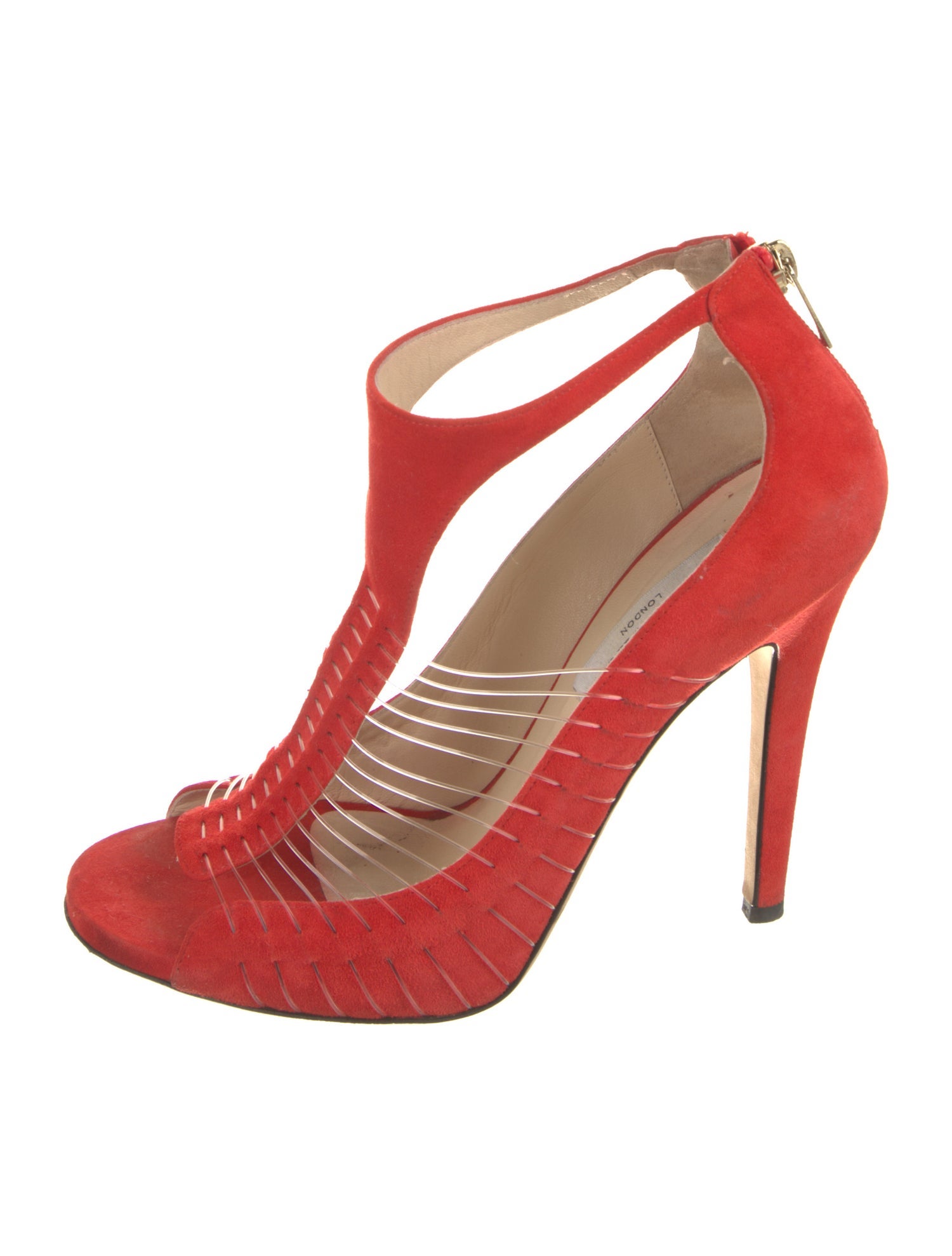 Jimmy Choo Suede T-Strap Pumps