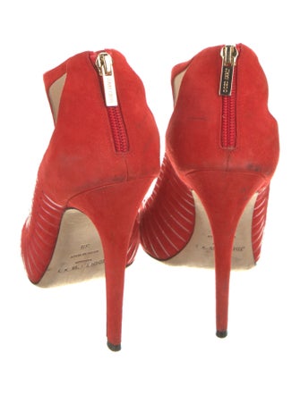 Jimmy Choo Suede T-Strap Pumps