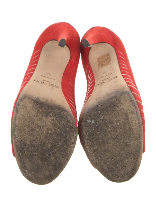 Jimmy Choo Suede T-Strap Pumps