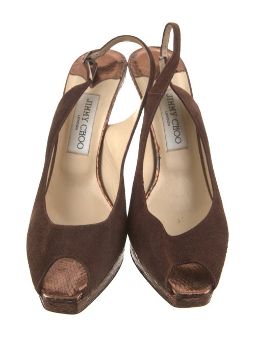Jimmy Choo Suede Slingback Pumps