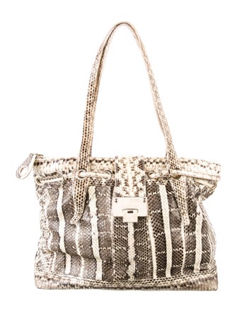 Jimmy Choo Python Shoulder Bag