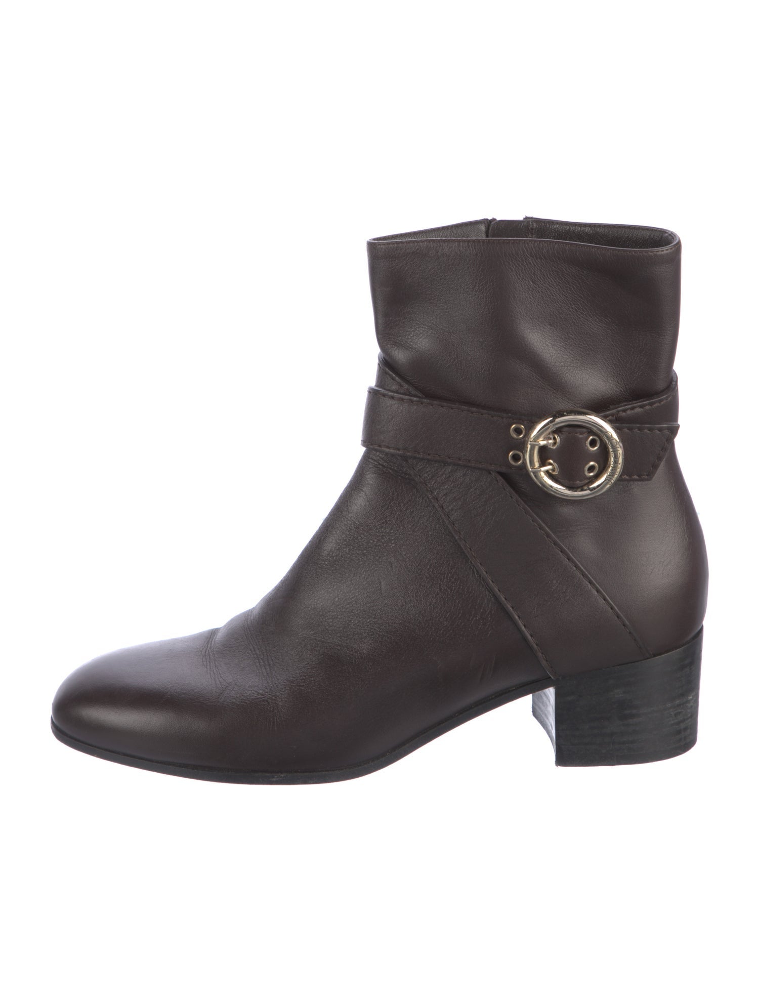 Jimmy Choo Leather Moto Boots