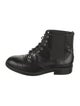 Jimmy Choo Leather Combat Boots
