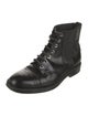 Jimmy Choo Leather Combat Boots
