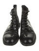 Jimmy Choo Leather Combat Boots