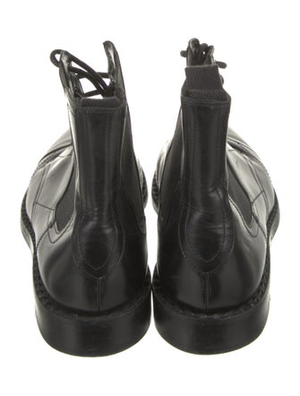 Jimmy Choo Leather Combat Boots