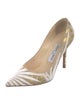 Jimmy Choo Canvas Printed Pumps