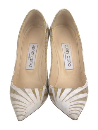 Jimmy Choo Canvas Printed Pumps