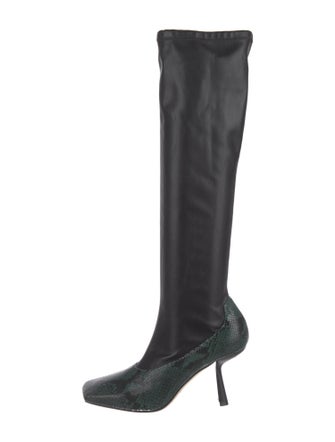 Jimmy Choo Leather Sock Boots