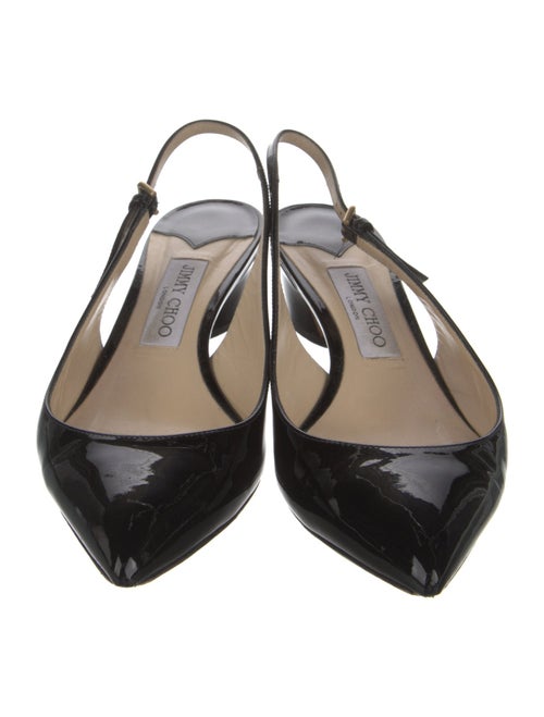 Jimmy Choo Patent Leather Slingback Pumps