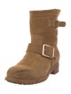Jimmy Choo Suede Moto Boots