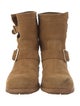 Jimmy Choo Suede Moto Boots