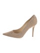 Jimmy Choo Suede Studded Accents Pumps