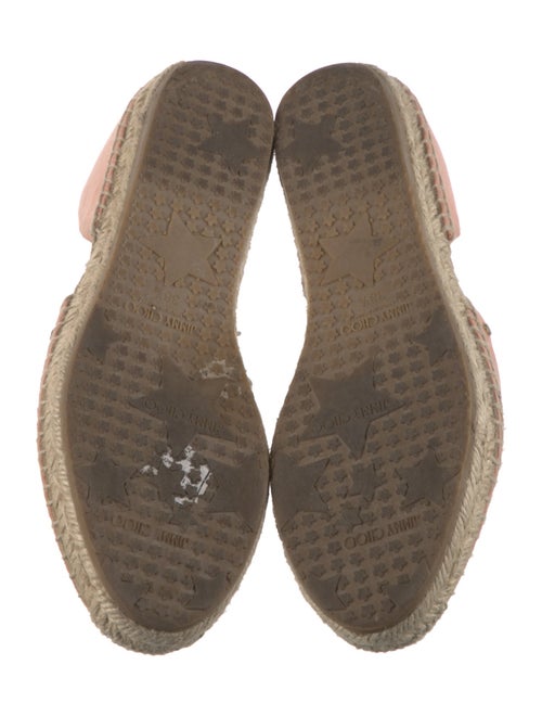 Jimmy Choo Suede Studded Accents D'Orsay Flats