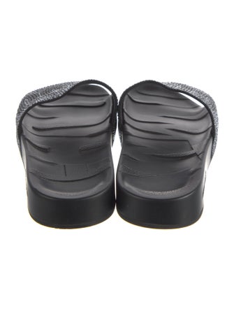Jimmy Choo Rubber Printed Slides
