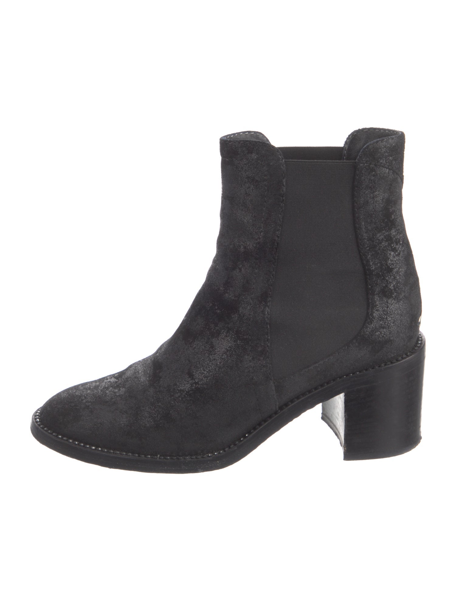 Jimmy Choo Suede Crystal Embellishments Chelsea Boots