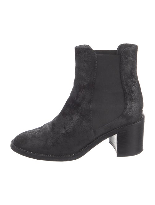 Jimmy Choo Suede Crystal Embellishments Chelsea Boots