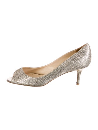 Jimmy Choo Glitter Glitter Accents Pumps