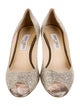 Jimmy Choo Glitter Glitter Accents Pumps