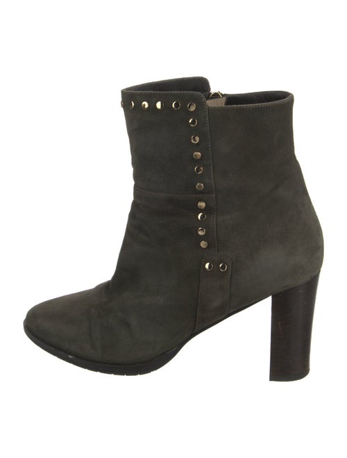 Jimmy Choo Suede Studded Accents Boots