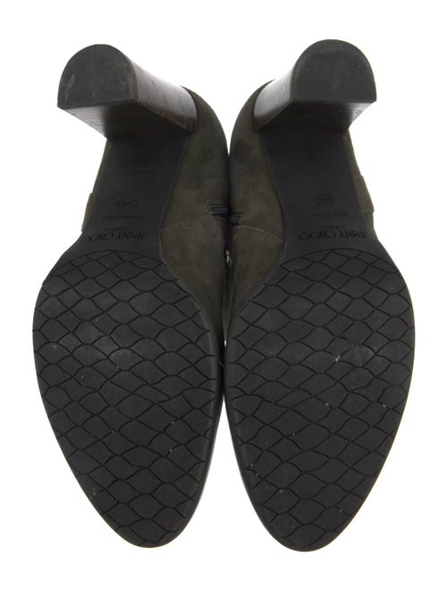 Jimmy Choo Suede Studded Accents Boots