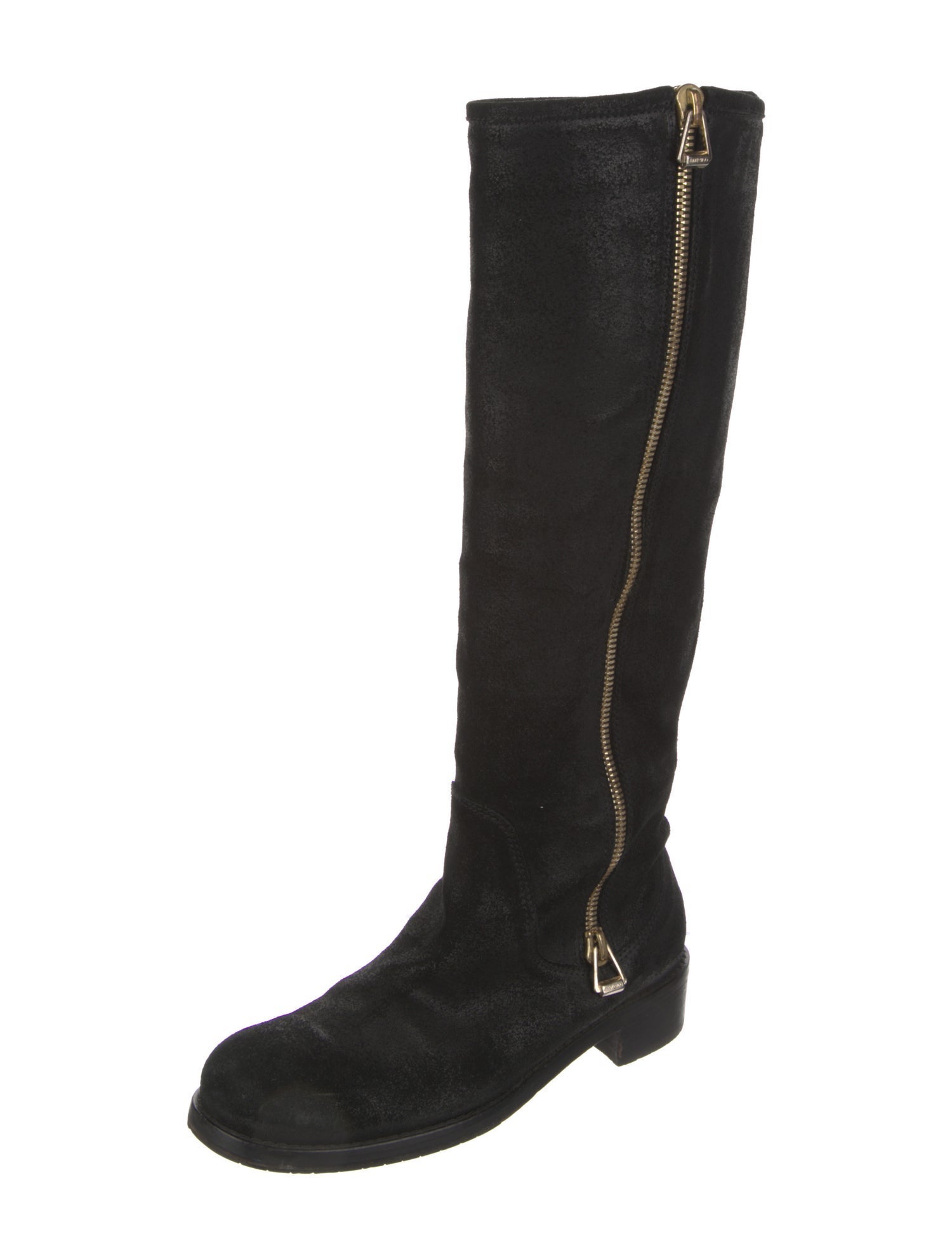 Jimmy Choo Suede Riding Boots