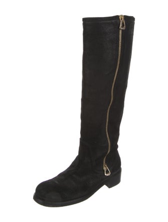 Jimmy Choo Suede Riding Boots
