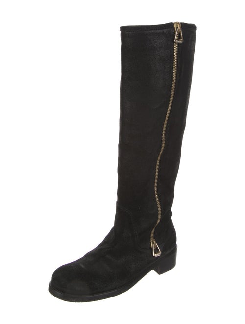 Jimmy Choo Suede Riding Boots