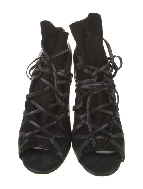 Jimmy Choo Leather Lace-Up Boots